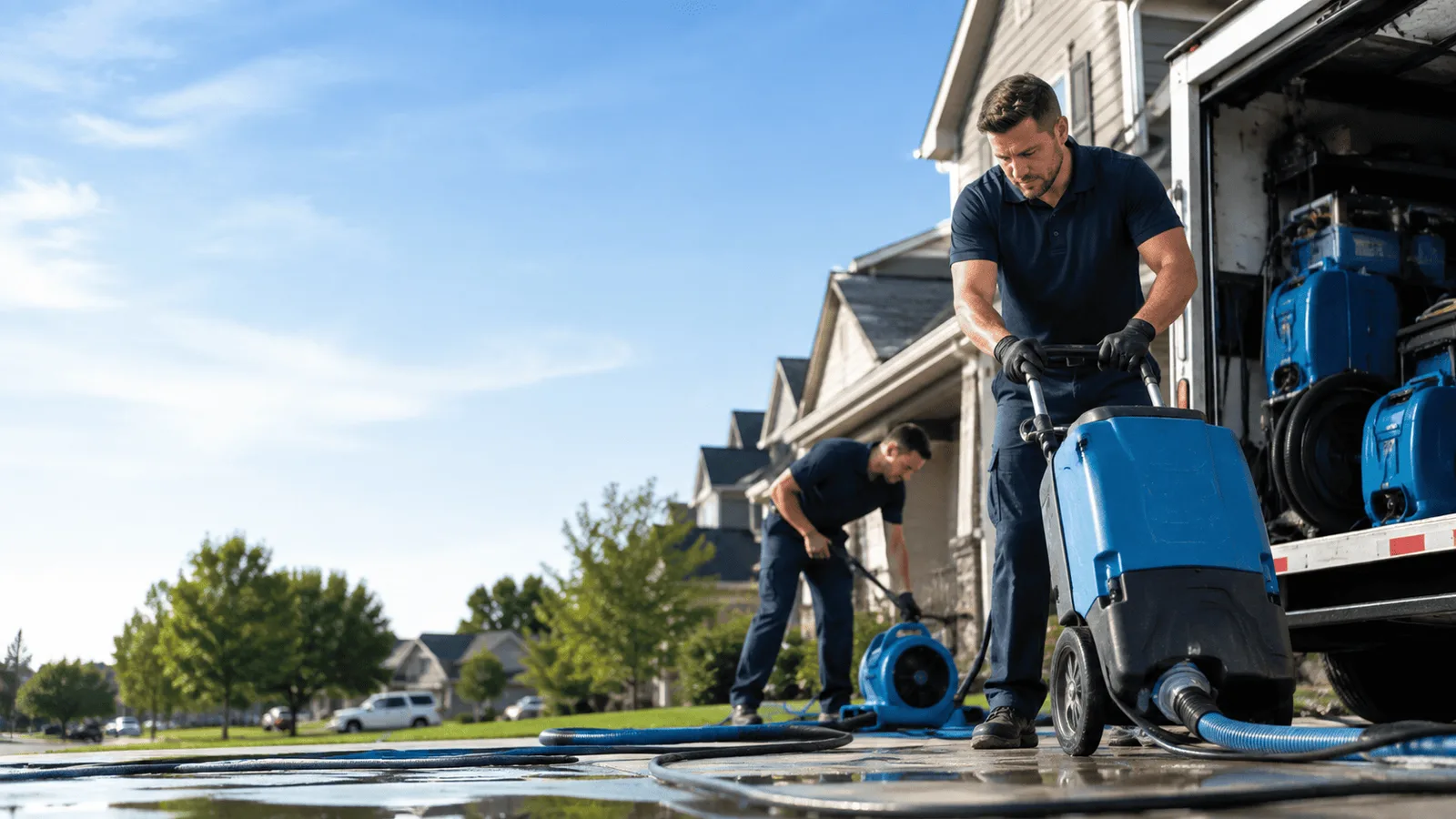 Structural Drying being performed in Marine City, MI